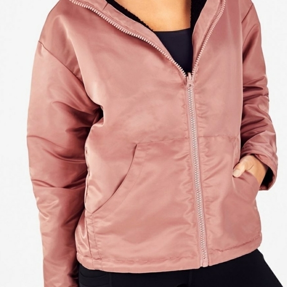 FABLETICS Cher Polar fleece jacket gorpcore reversible NWT - Picture 1 of 9